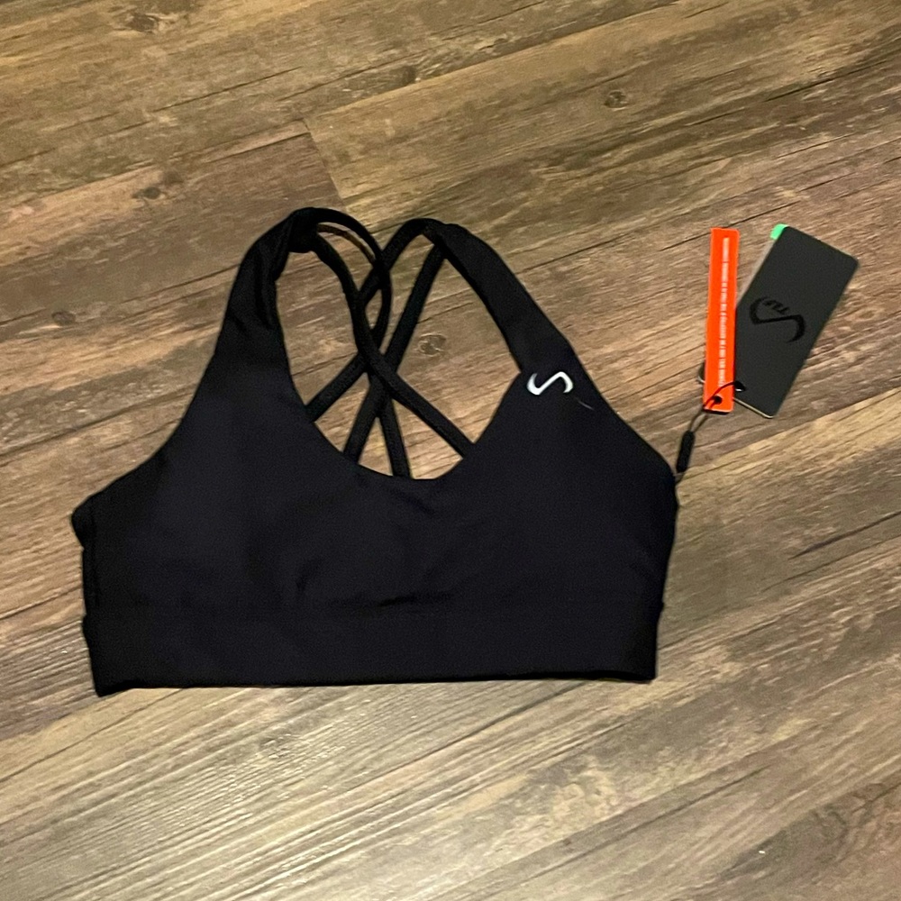 TLF Black Sports Bra NWT